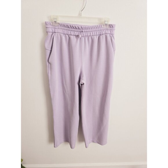 Lululemon Softstreme High Rise Straight Leg Cropped Athletic Purple Pants 6 S - Picture 3 of 10
